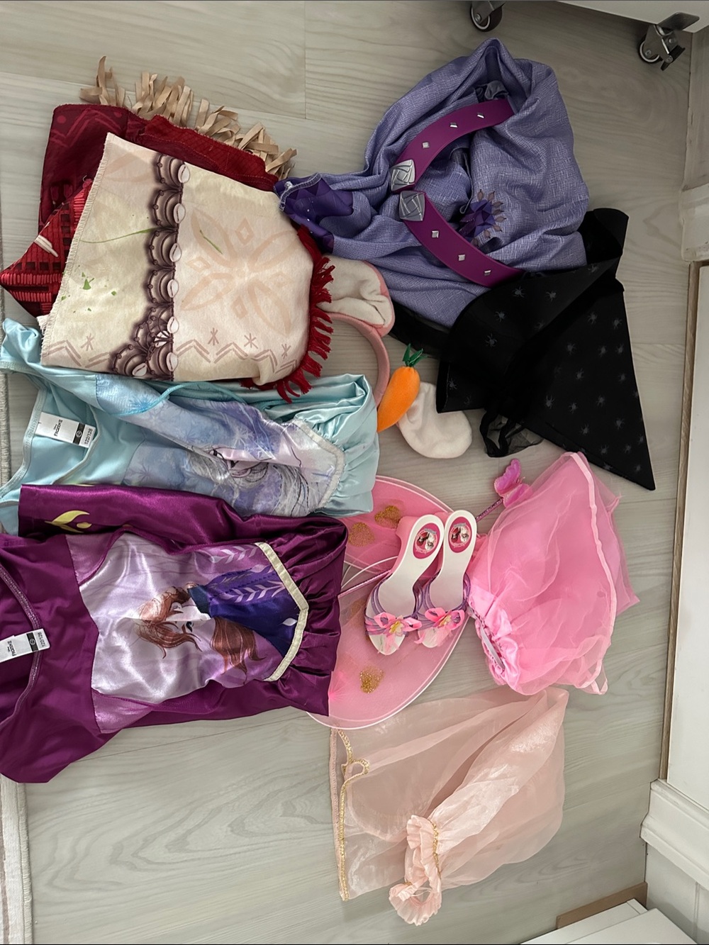 Disney Princesses costumes lot